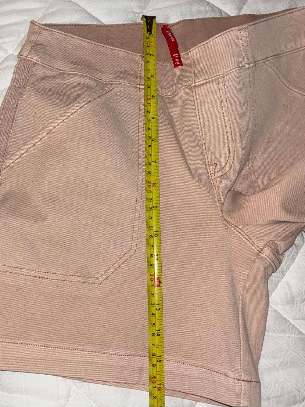 Spanx Women's Pink pull on shorts Sz M - Picture 11 of 11